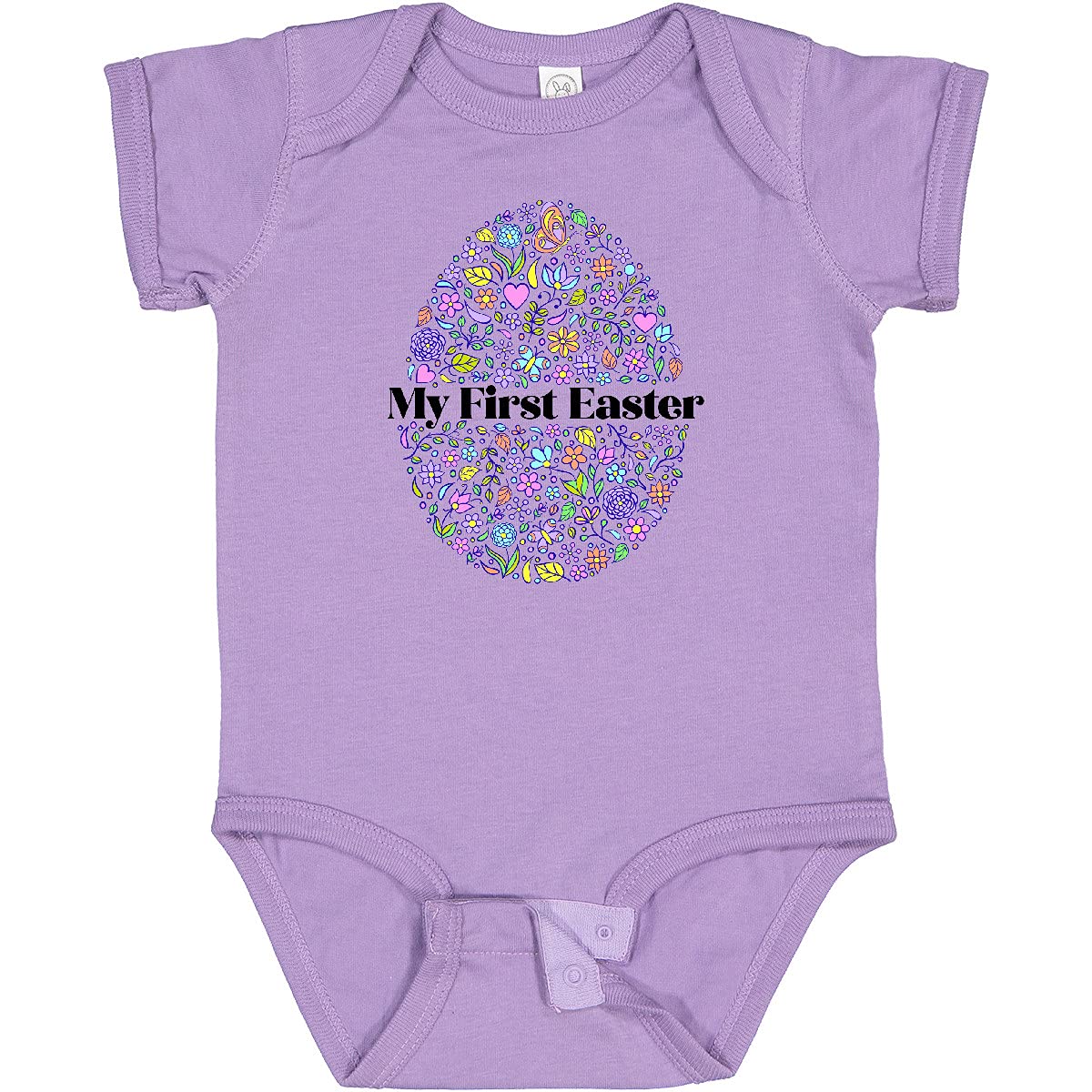 Inktastic My First Easter Egg Outfit for Girls - Adorable Baby Bodysuit for Easter Photos, Family Gatherings & Spring Celebrations