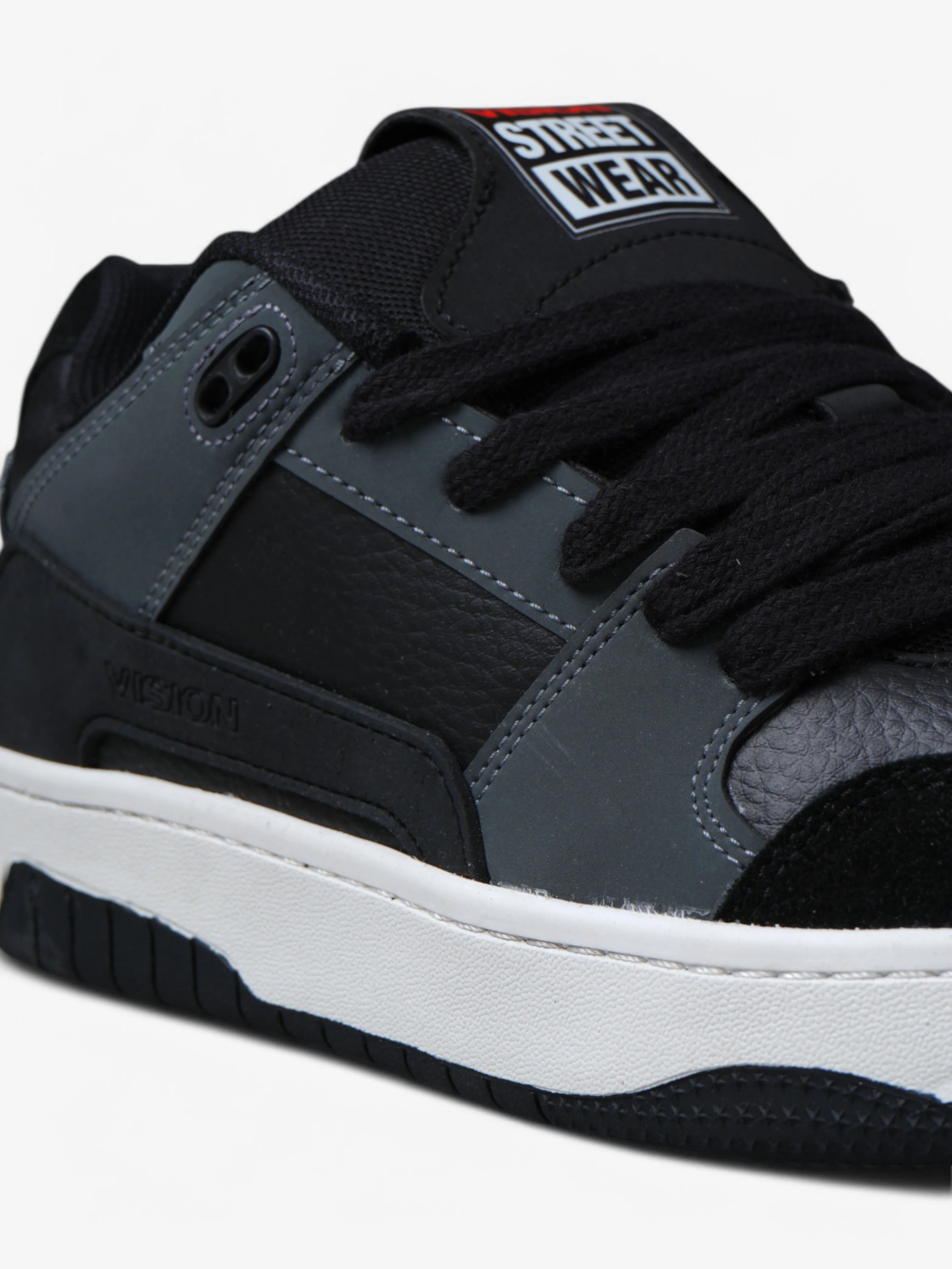 Vision Liberator Black & Gray Sneakers - Lightweight Running Shoes for Men & Women - Perfect for Jogging, Gym Workouts & Casual Wear