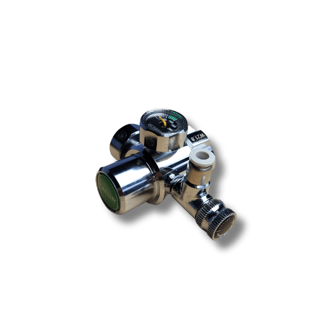 Premium CO2 Regulator with Solenoid Valve for Aquarium, Hydroponics & Home Brewing - Precise Gas Control for Plants, Fish Tanks & Beer Making