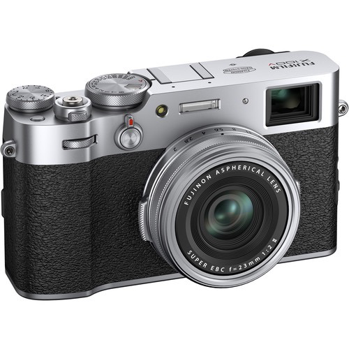 FUJIFILM X100V 26.1MP Digital Camera with 23mm F2 Lens - Silver | Compact Mirrorless Camera for Street Photography, Travel & Vlogging | 4K Video & Advanced Hybrid Viewfinder