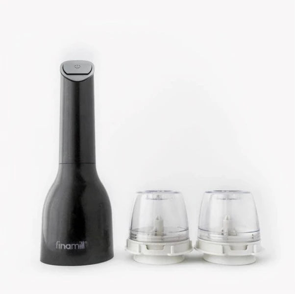 Premium FinaMill Electric Spice Grinder - Rechargeable Battery Powered, Adjustable Coarseness for Fresh Herbs, Coffee, Peppercorns & More - Perfect for Kitchen, Camping & Travel