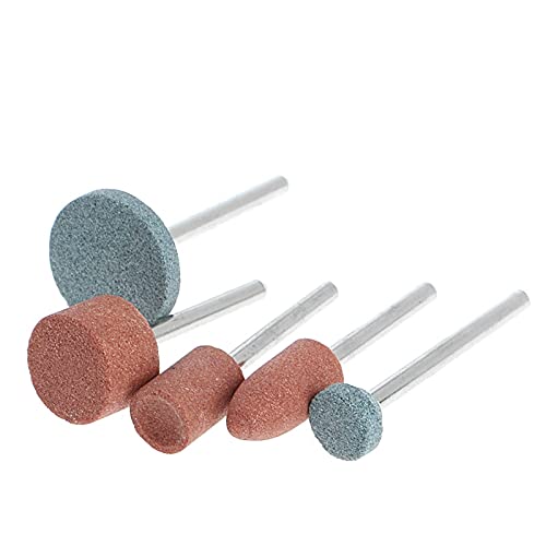5Pcs 3mm Shank Wheel Head Grinding Polishing Kit for Electric Grinder Power Tool - Perfect for Metal, Wood & DIY Projects (G32C)