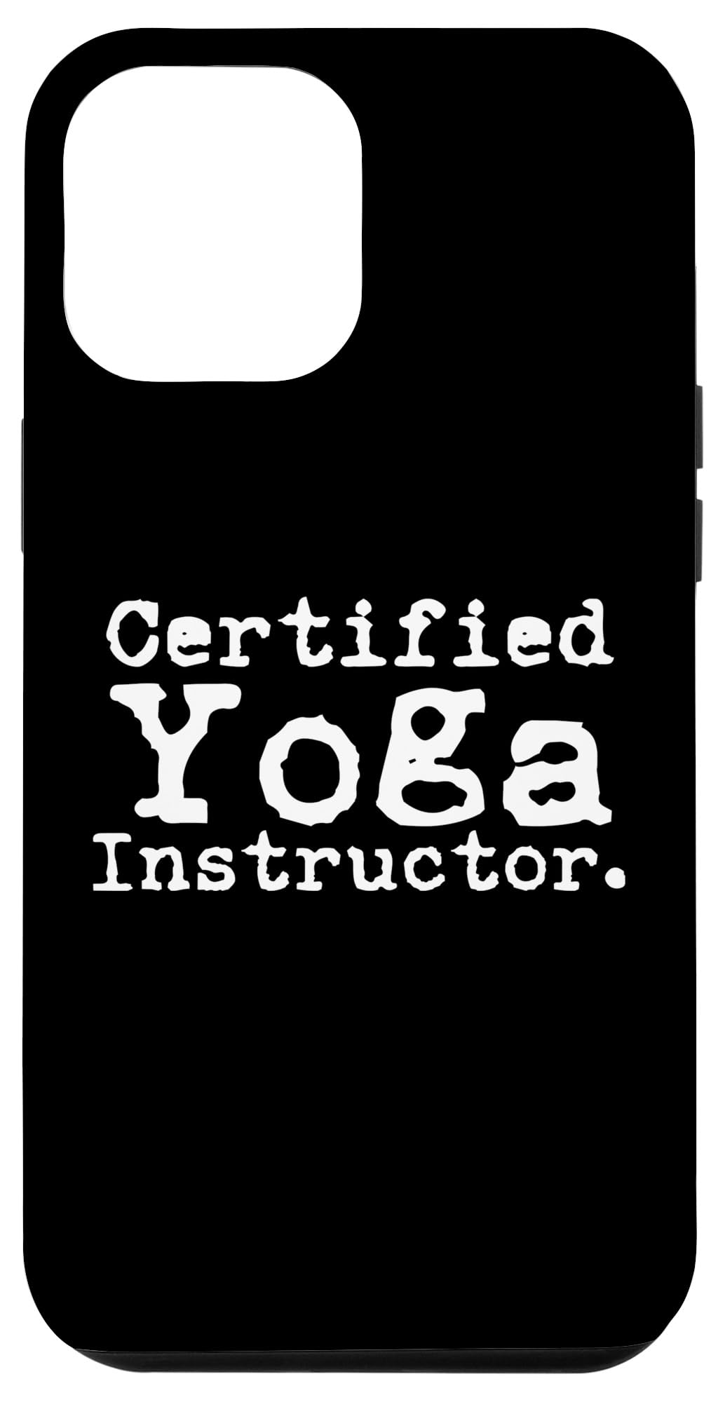 iPhone 12 Pro Max Case - Certified Yoga Instructor Gift | Premium Protective Phone Cover for Yoga Lovers | Perfect for Yoga Studios, Gyms & Active Lifestyles