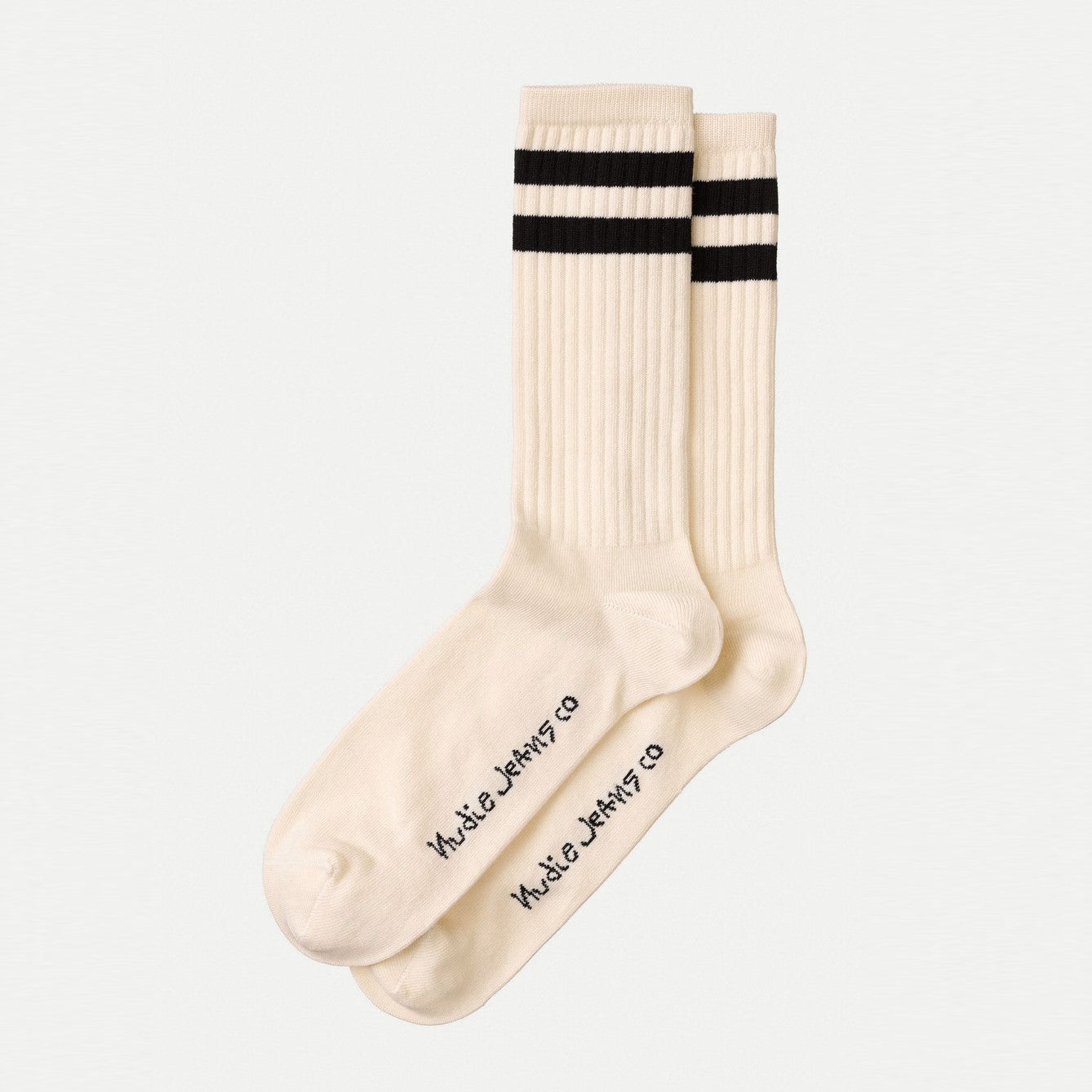 Amundsson Sport Socks for Men & Women - Breathable Athletic Socks for Running, Hiking & Workout - Comfortable Cushioned Socks in Off White - Perfect for Gym, Sports & Outdoor Activities
