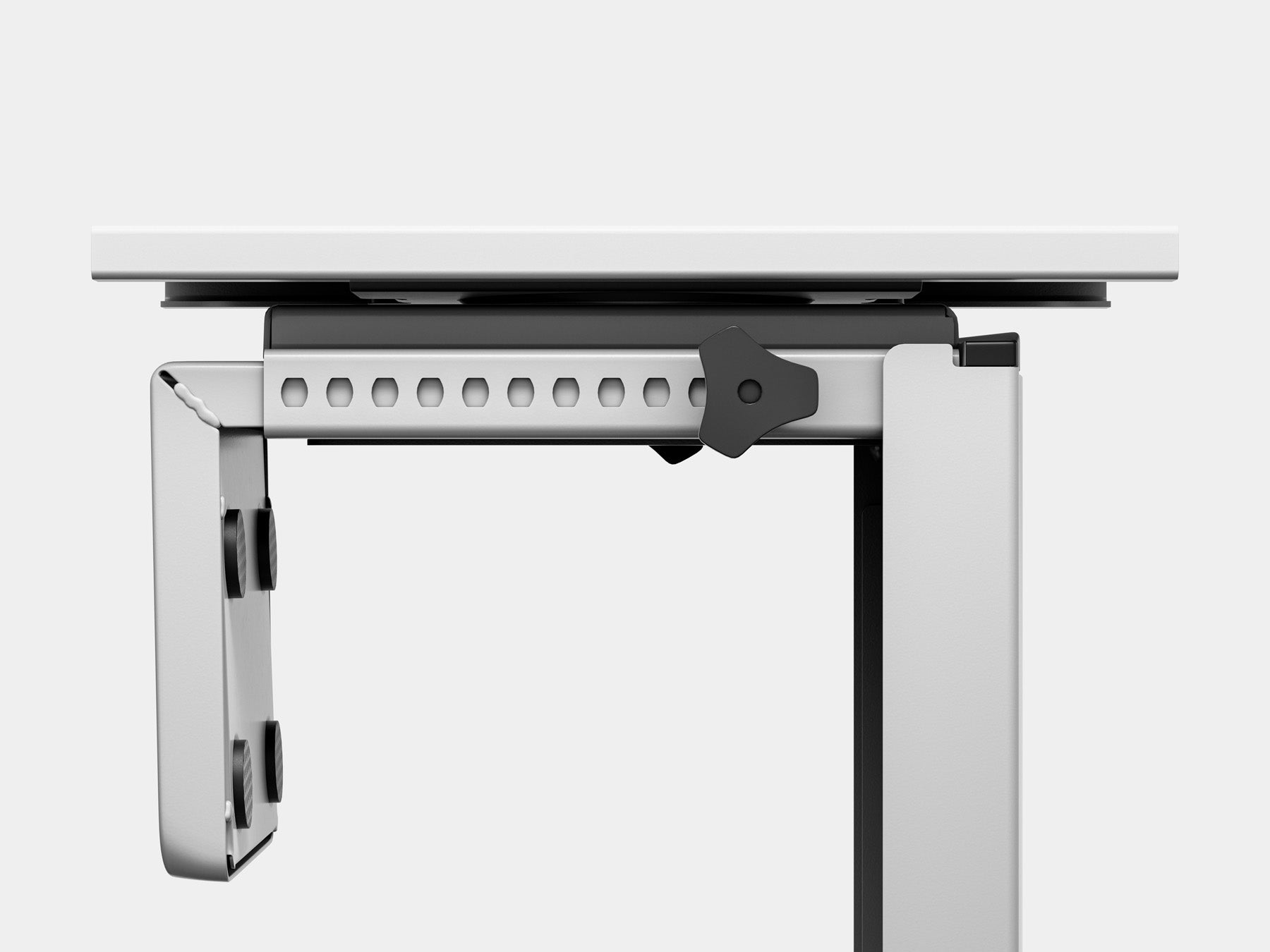 Under Desk CPU Mount Bracket - Heavy Duty Computer Case Holder for PC Tower, Saves Space & Organizes Wires - Perfect for Home Office, Gaming Setup & Workstation Use