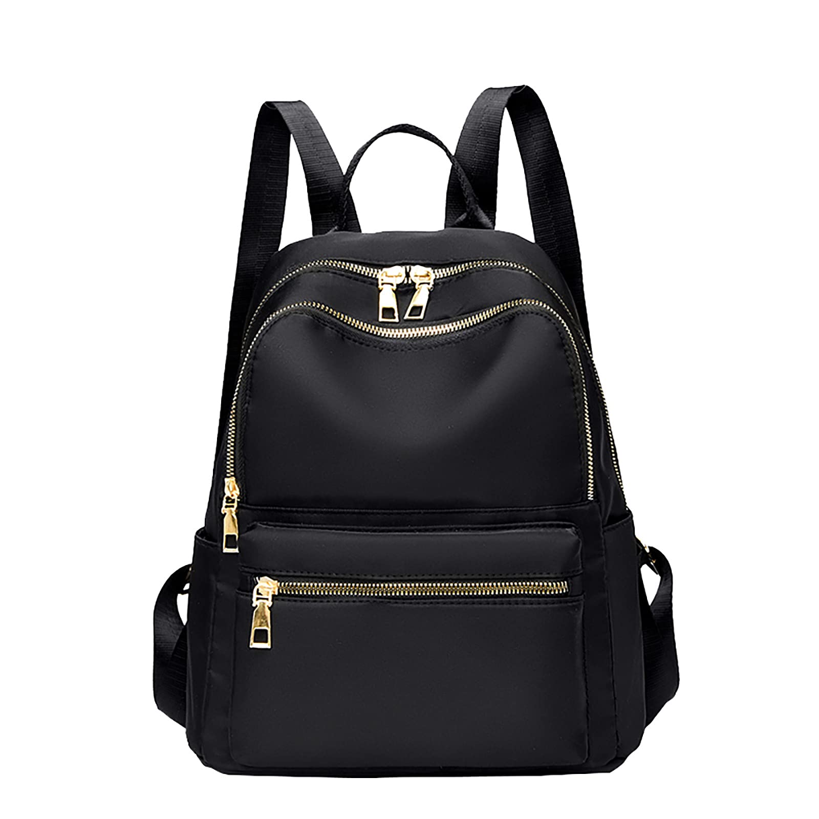 Stylish Leather Backpack Purse for Women - Durable Oxford Cloth Travel Bag with Multiple Pockets & Zipper Closure - Perfect for Work, School, and Travel Accessories