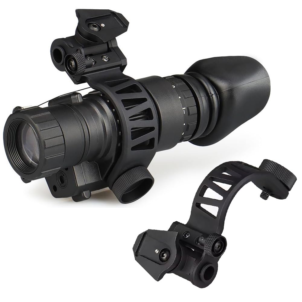 PVS-14 J-Arm Dovetail Mount - Compatible with PVS-14 Night Vision Monocular & L4G24 Mount - Helmet Mount for Night Vision Goggles - Perfect for Military, Hunting & Tactical Operations