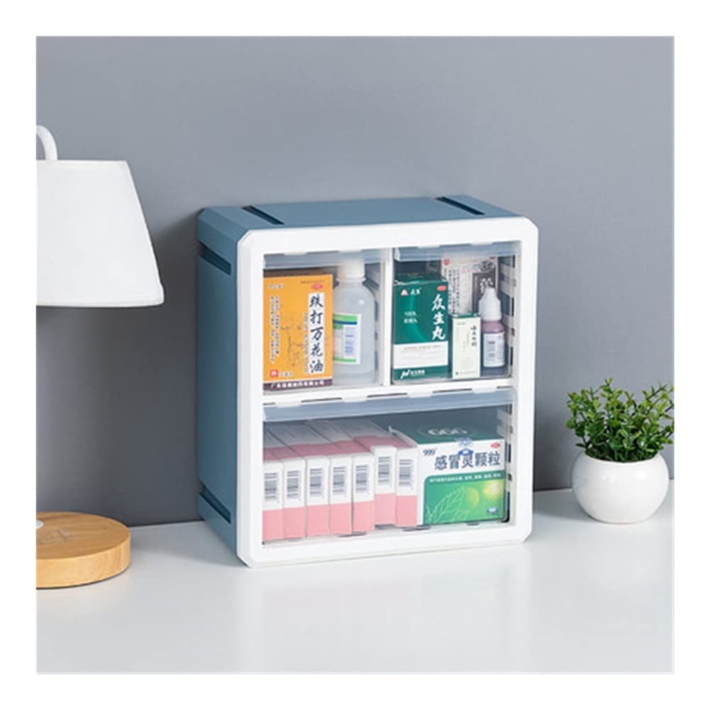 Wall Mounted Medicine Organizer - Multi-Layer First Aid Storage Box with High Capacity for Home, Family & Travel | Perfect for Bathroom, Kitchen, Bedroom & Emergency Kits