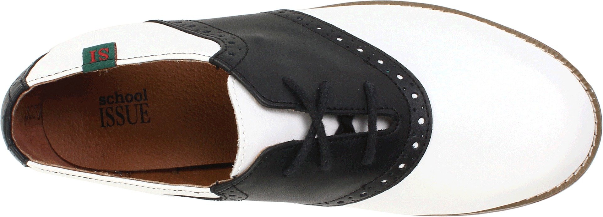 Women's Saddle Oxford Shoes for School - Classic Comfortable Leather School Uniform Shoes for Girls & Teens - Perfect for Classrooms, Office Work & Formal Occasions
