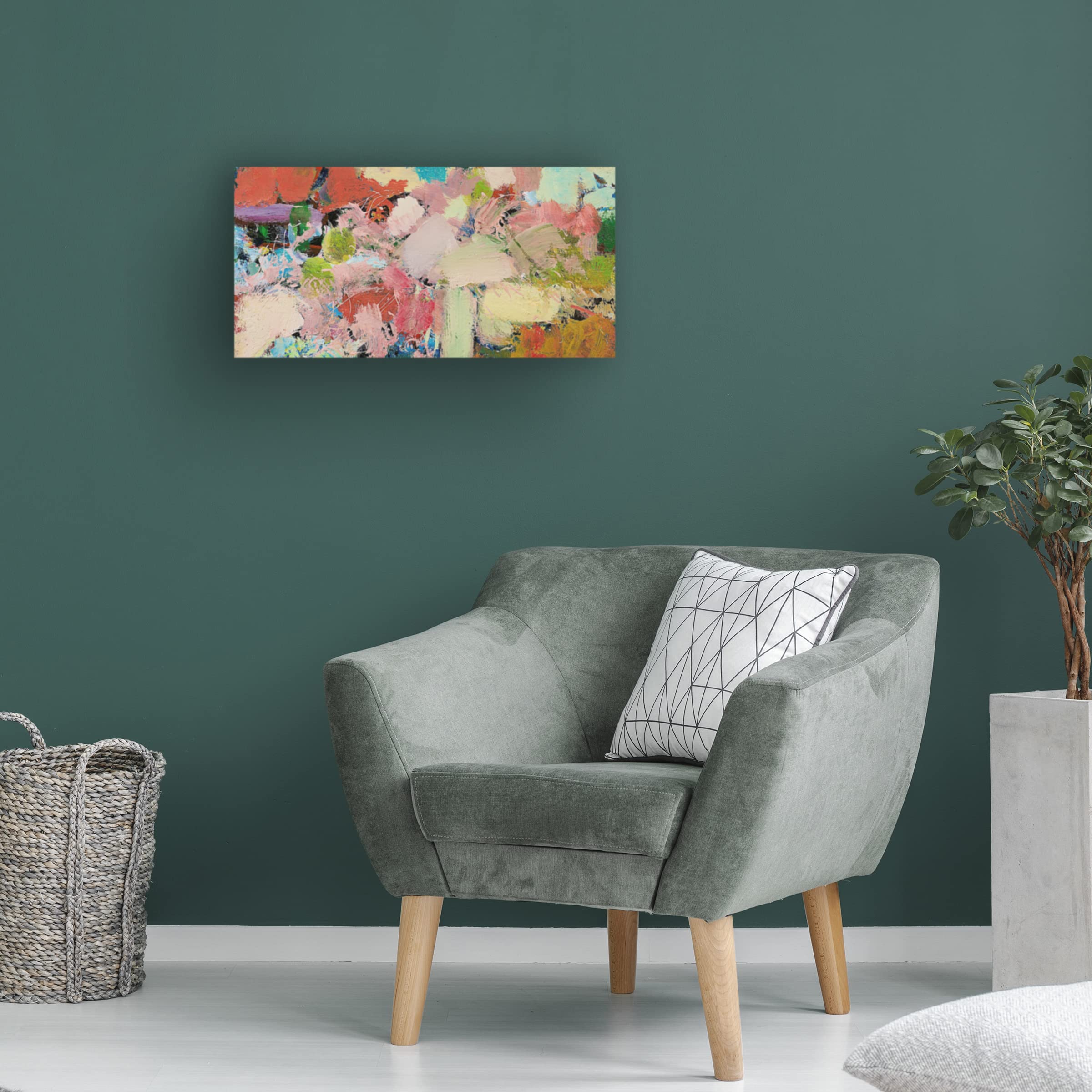 Allan Friedlander 'Azaleas' Floral Canvas Wall Art Print - Vibrant Botanical Home Decor for Living Room, Bedroom & Office