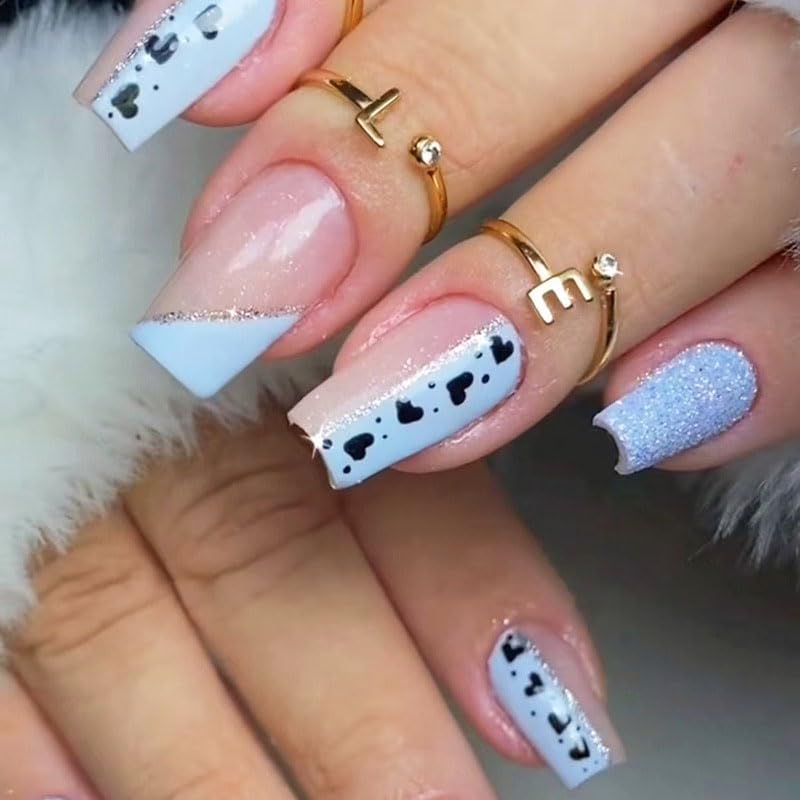 Light Blue with Heart A01