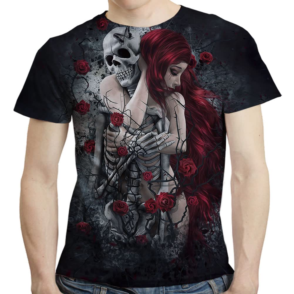3D Printed Graphic T-Shirt for Men - Comfortable Cotton Tee with Unique Designs - Sizes S to 3XL - Perfect for Casual Wear, Street Style & Everyday Outfits