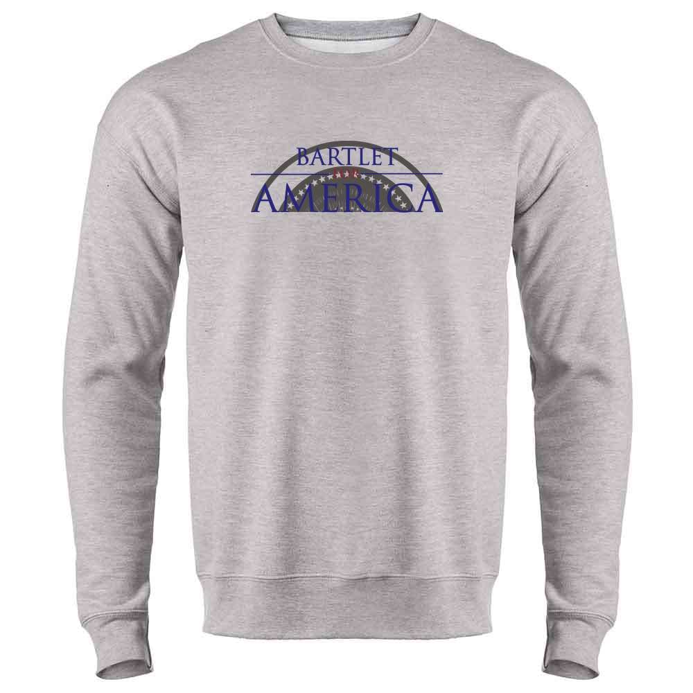 Pop Threads Jed Bartlet for America Presidential Campaign Long Sleeve T-Shirt | Political Fan Merchandise | Perfect for Elections, Rallies & TV Show Cosplay
