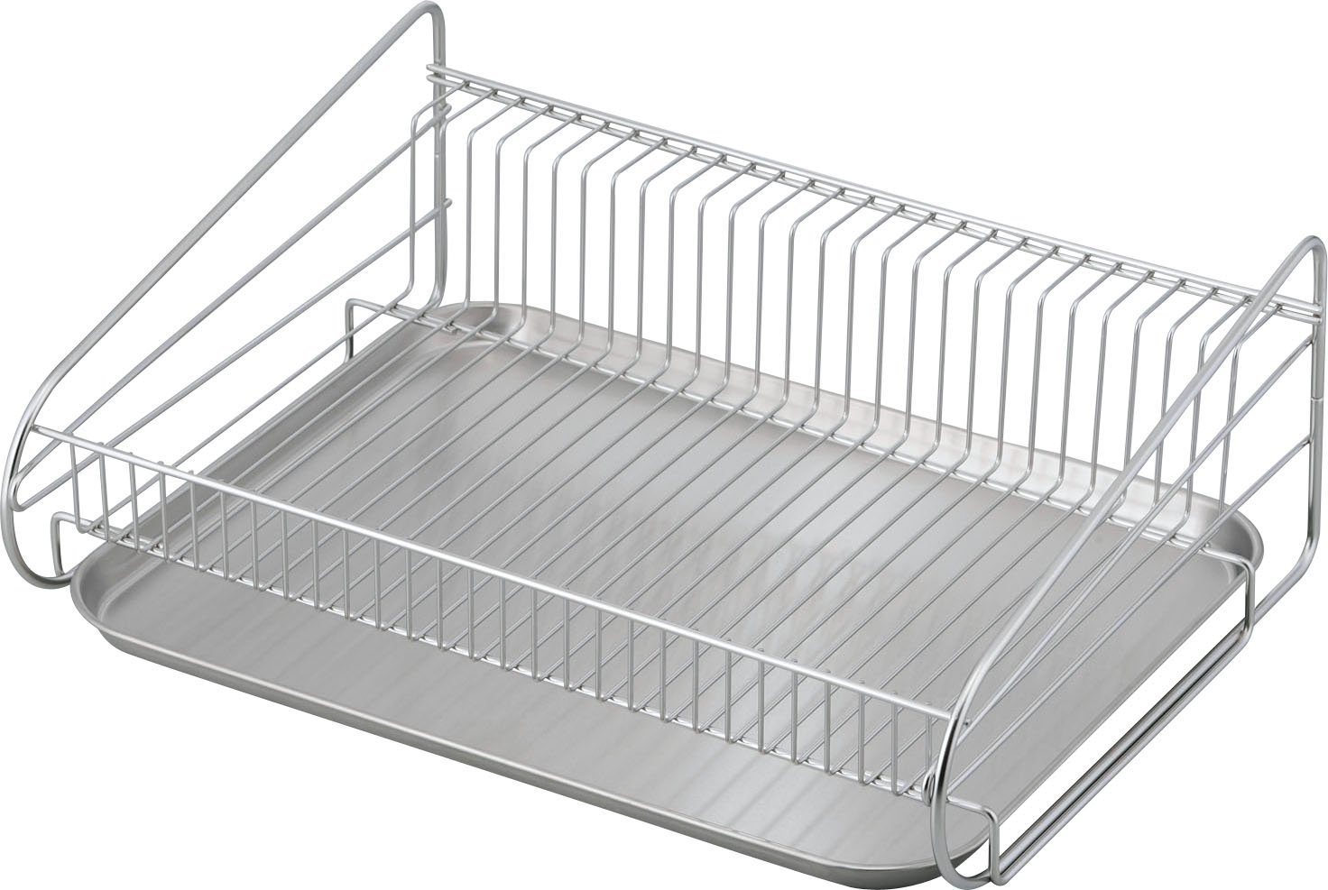 SUI-715 Large Kitchen Storage Drainer Basket - Premium Japanese-Made Dish Drying Rack for Countertop Organization & Space Saving - Perfect for Small Kitchens, Dish Drying, and Utensil Storage