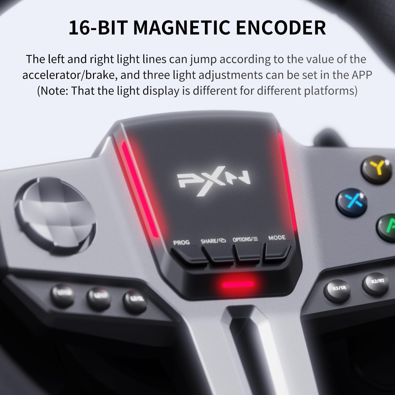 PXN V9 GEN2 Gaming Steering Wheel - 270/900° Adjustable Racing Wheel with Pedals & Shifter for Xbox, PC, PS4, Switch | Realistic Car Simulation for Xbox Series X|S, Xbox One | Perfect for Racing Games & Driving Simulators