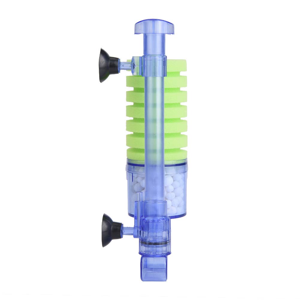 High-Quality Aquarium Sponge Filter - Oxygen Pump & Water Filter for Mini Fish Tanks | Ideal for Betta, Shrimp & Small Aquariums