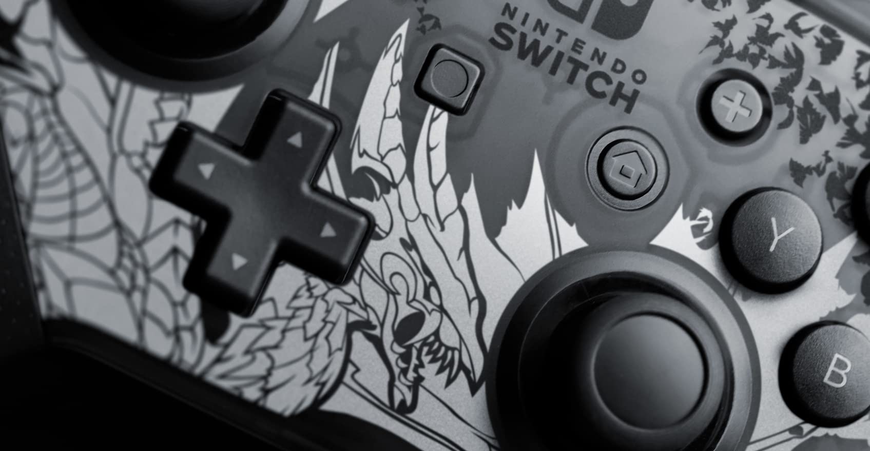 Nintendo Switch Pro Controller - Monster Hunter Rise: Sunbreak Edition - Wireless Gamepad for Switch/Switch OLED - Perfect for Gaming, Travel & Home Entertainment