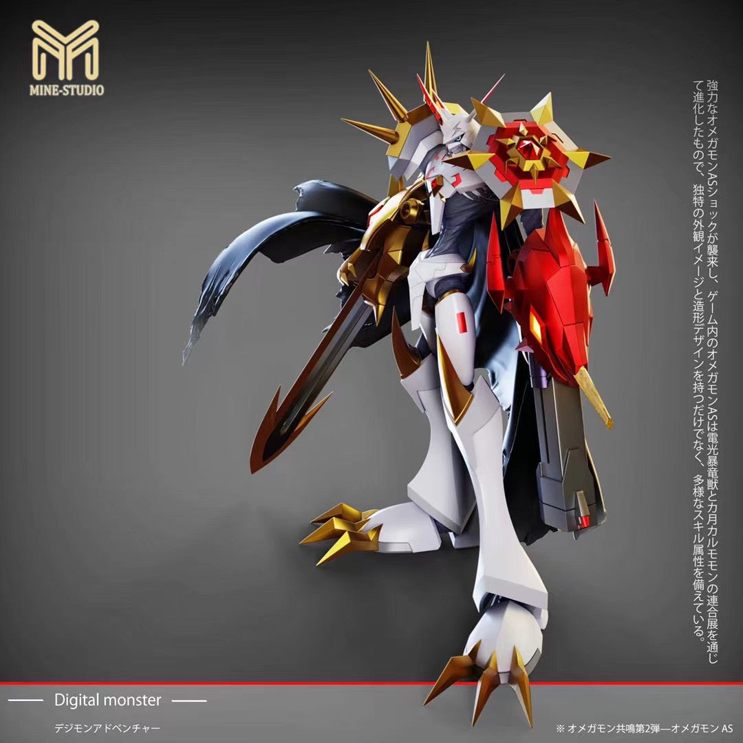MINE Studio Omnimon (AS Form) - Digimon Action Figure | Collectible Anime Model for Fans & Gift for Digimon Lovers | Perfect for Display, Cosplay & Gaming Enthusiasts