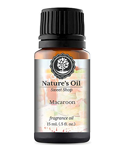 Premium Macaron Fragrance Oil (15ml) - Sweet Almond Scent for Aromatherapy Diffusers, Handmade Soaps, Scented Candles, DIY Lotions | Home Fragrance, Linen Spray, Bath Bombs & Slime Making | Perfect for Relaxation & Gift Sets