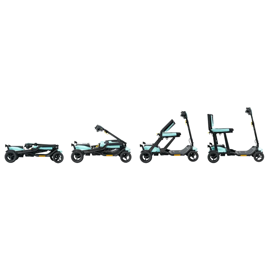 Pride Go Go Super Portable Mobility Scooter - Lightweight & Foldable for Seniors & Adults - Perfect for Travel, Shopping & Outdoor Adventures