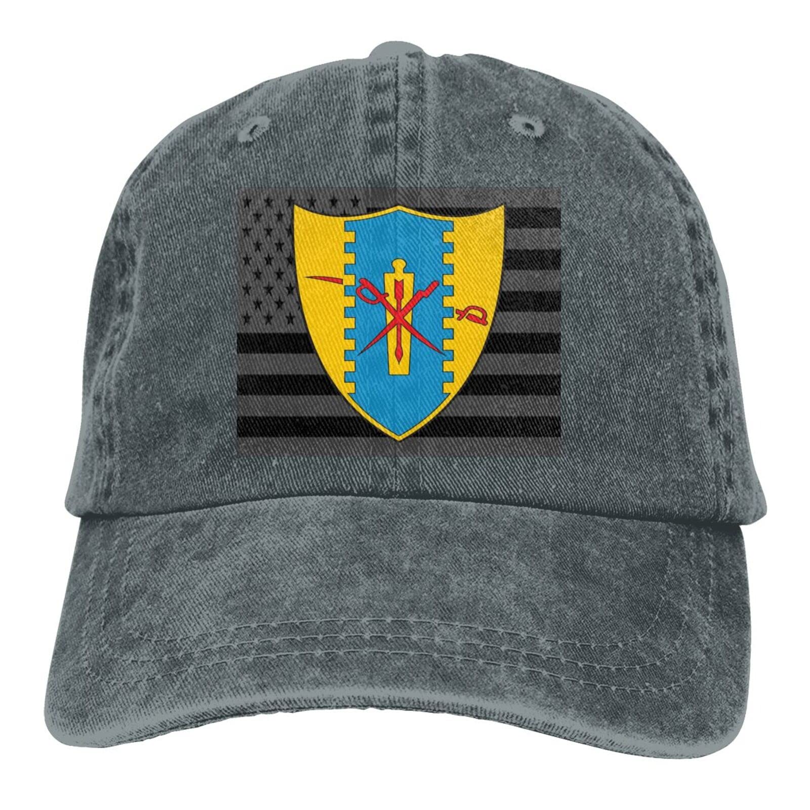 US Army 4th Cavalry Regiment Unisex Denim Baseball Cap - Vintage Military Style Hat for Men & Women | Perfect for Outdoor Activities, Sports & Casual Wear