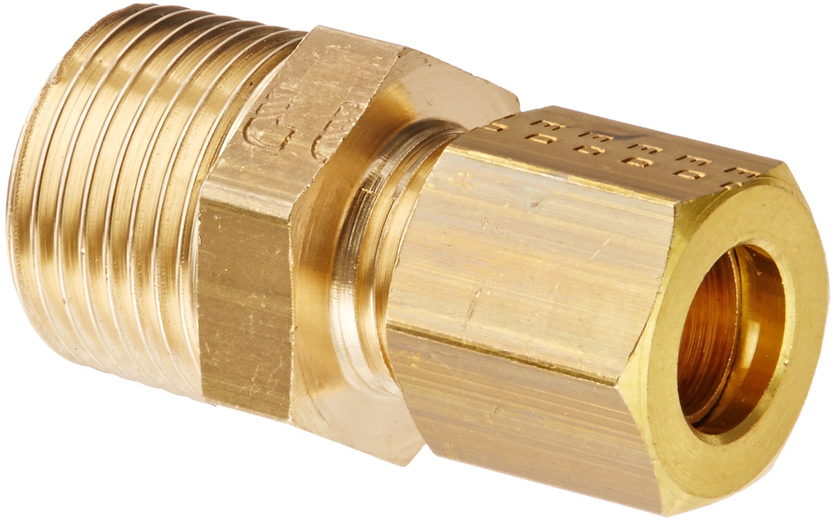 Legris 0105 08 17 Brass Compression Tube Fitting Connector - 8mm Tube OD x 3/8