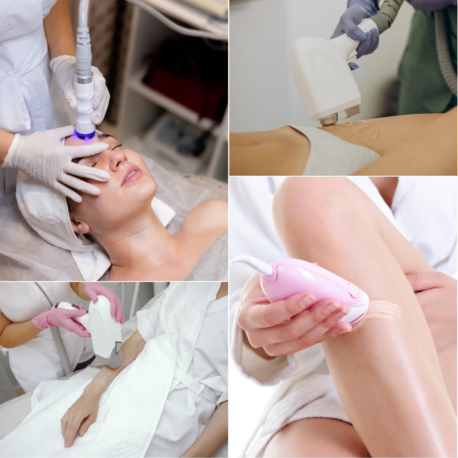 60PCS Conductive Cooling Gel for Hair Removal & Skin Care - 300ML Hydrating Spa Gel for Beauty Devices | Bulk Wholesale for Home & Professional Use