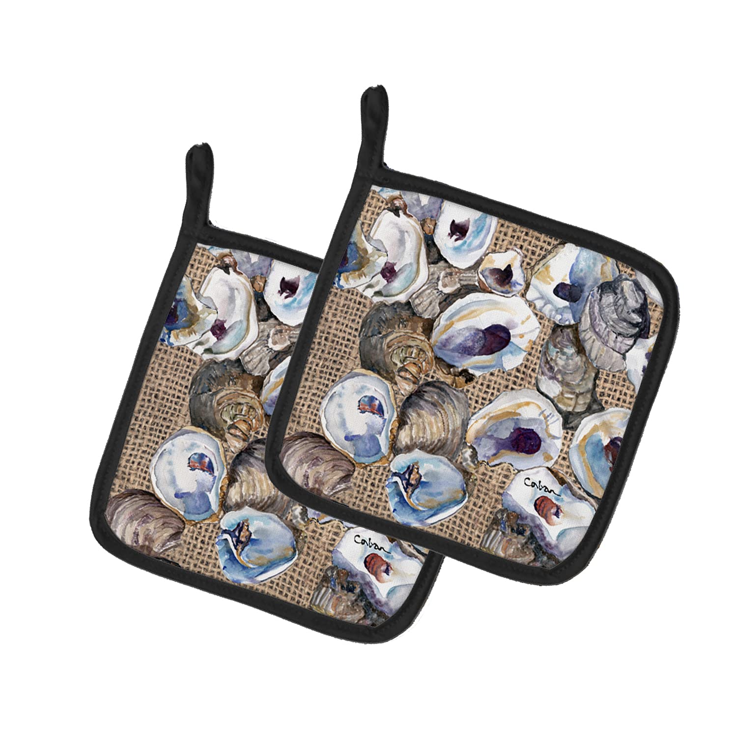 Heat Resistant Oven Mitts & Pot Holders Set - 7.5