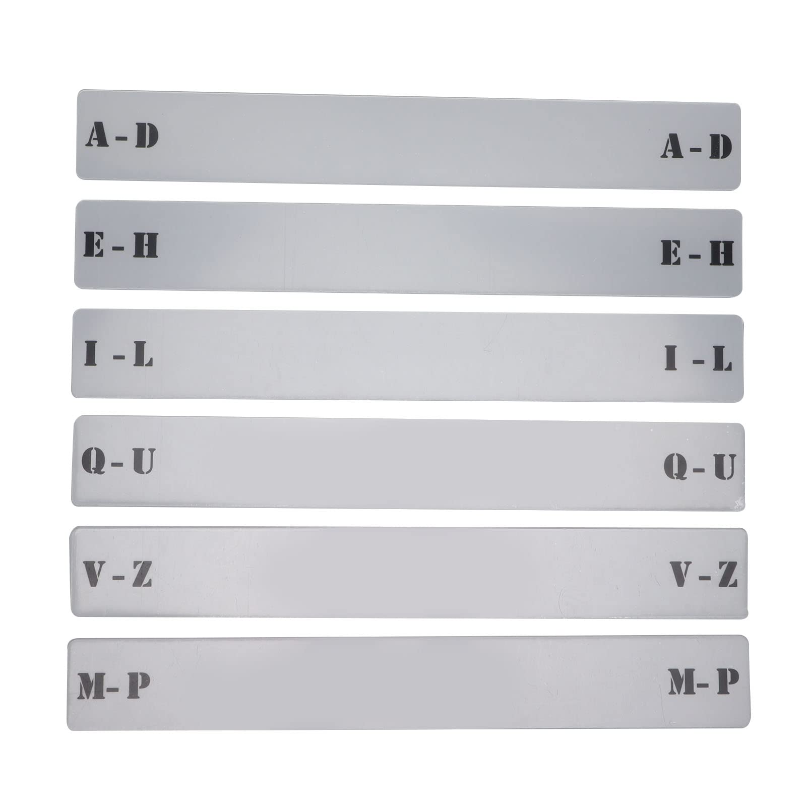 A to Z Alphabetical Index Card Dividers with Tabs - 26-Pack Record Shelf Organizer Dividers for Filing, Office, and Home Organization