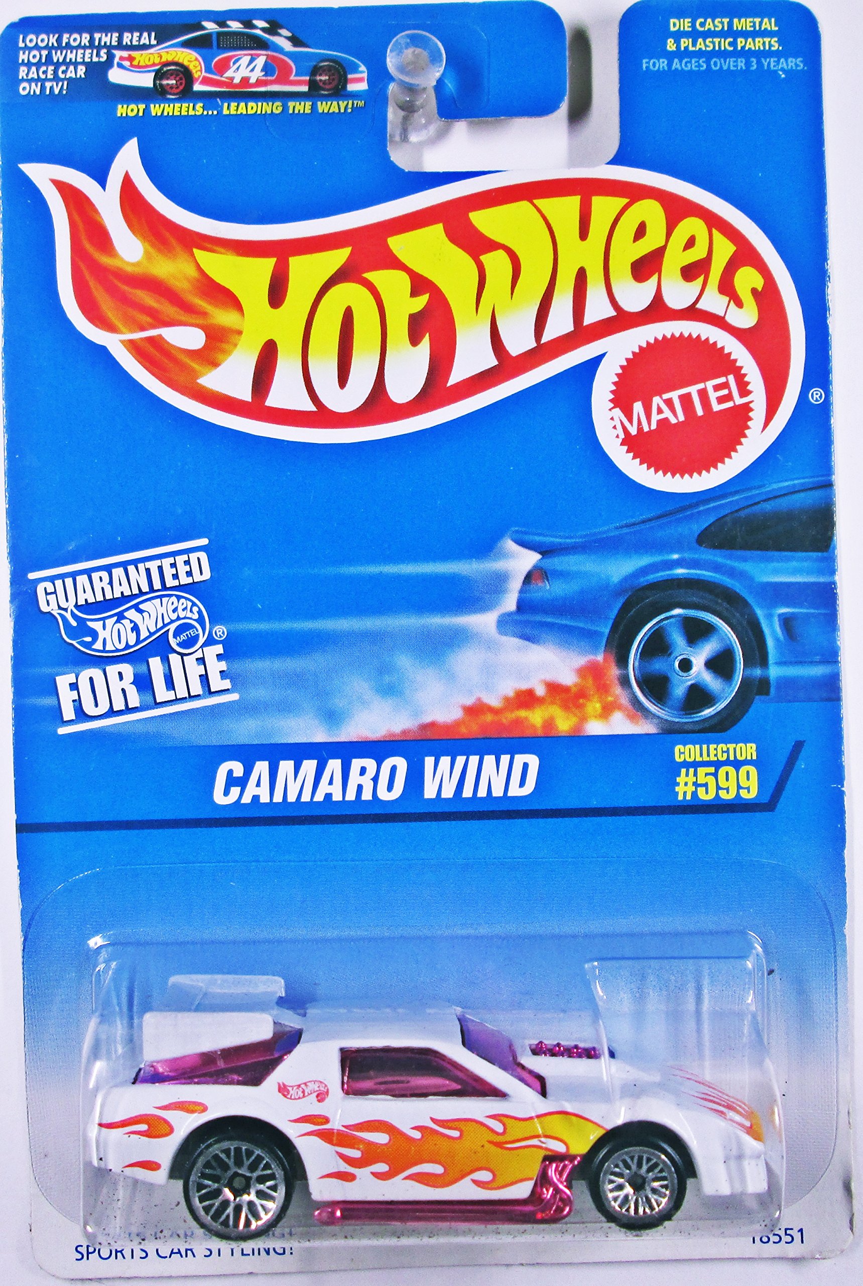 Hot Wheels 1:64 Scale Camaro Wind #599 Die-Cast Car Toy - Leading the Way Card - Collectible Model for Kids & Adults - Perfect for Play, Display & Racing Games