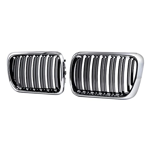 Black Chrome Double Line