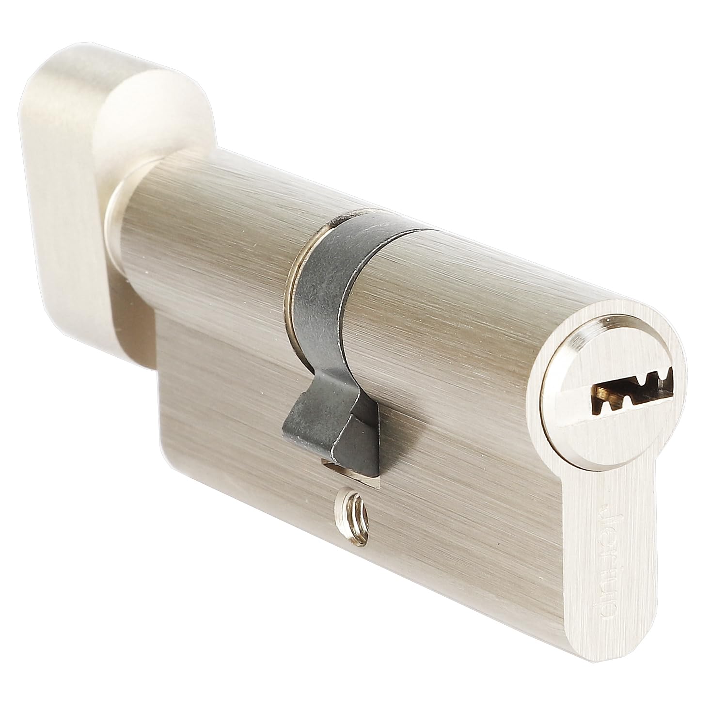 80mm Euro Profile Lock Cylinder (35/10/35) - Keyed Alike with 5 Dimple Keys - Single Open Copper Lock - Anti-Rust & Corrosion Resistant - Secure Wooden Door Lock - Perfect for Home Security & Interior Doors