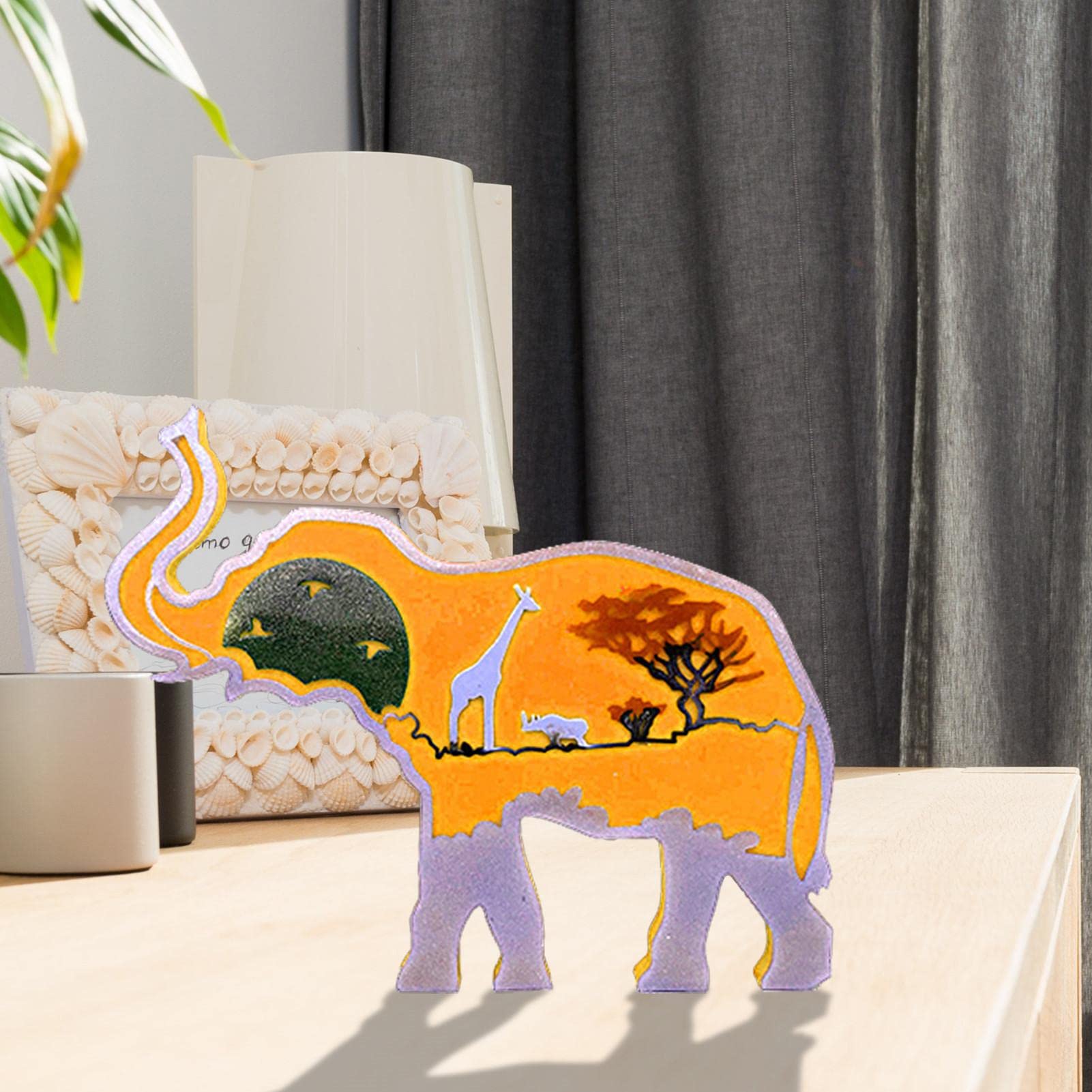 3D Animal Resin Silicone Mold Kit for DIY Crafting - Wolf, Elephant, Horse, Bear, Elk, Eagle Silicone Casting Molds - Perfect for Home Decor, Office Decoration & DIY Gift Making