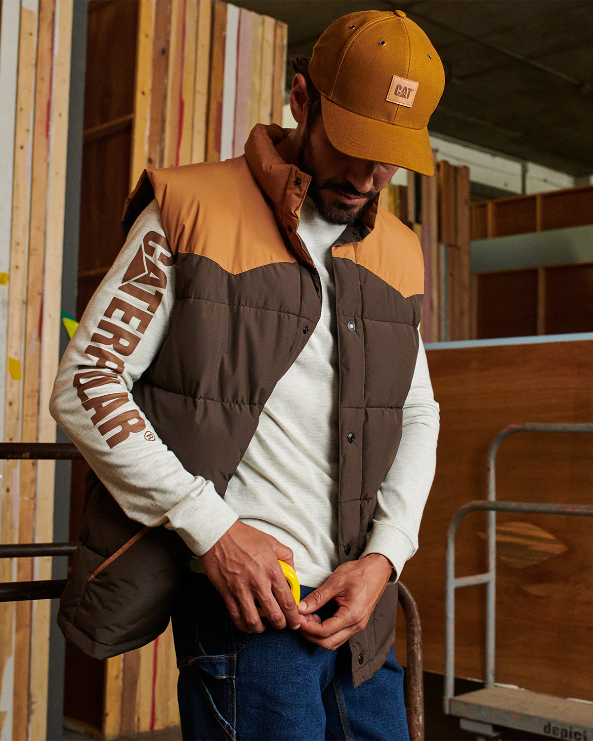 Men's Big Sky Puffer Vest - Lightweight Warm Winter Jacket for Outdoor Hiking & Camping - Perfect for Cold Weather Adventures