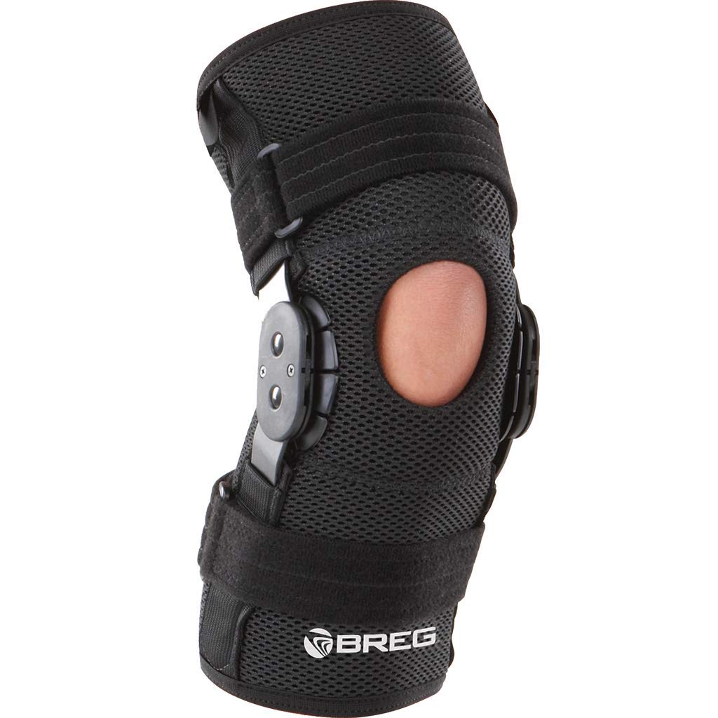 Breg Shortrunner Knee Brace with Airmesh Technology - Open Back Pull-On Design (Medium) - Ideal for Running, Sports & Post-Injury Support