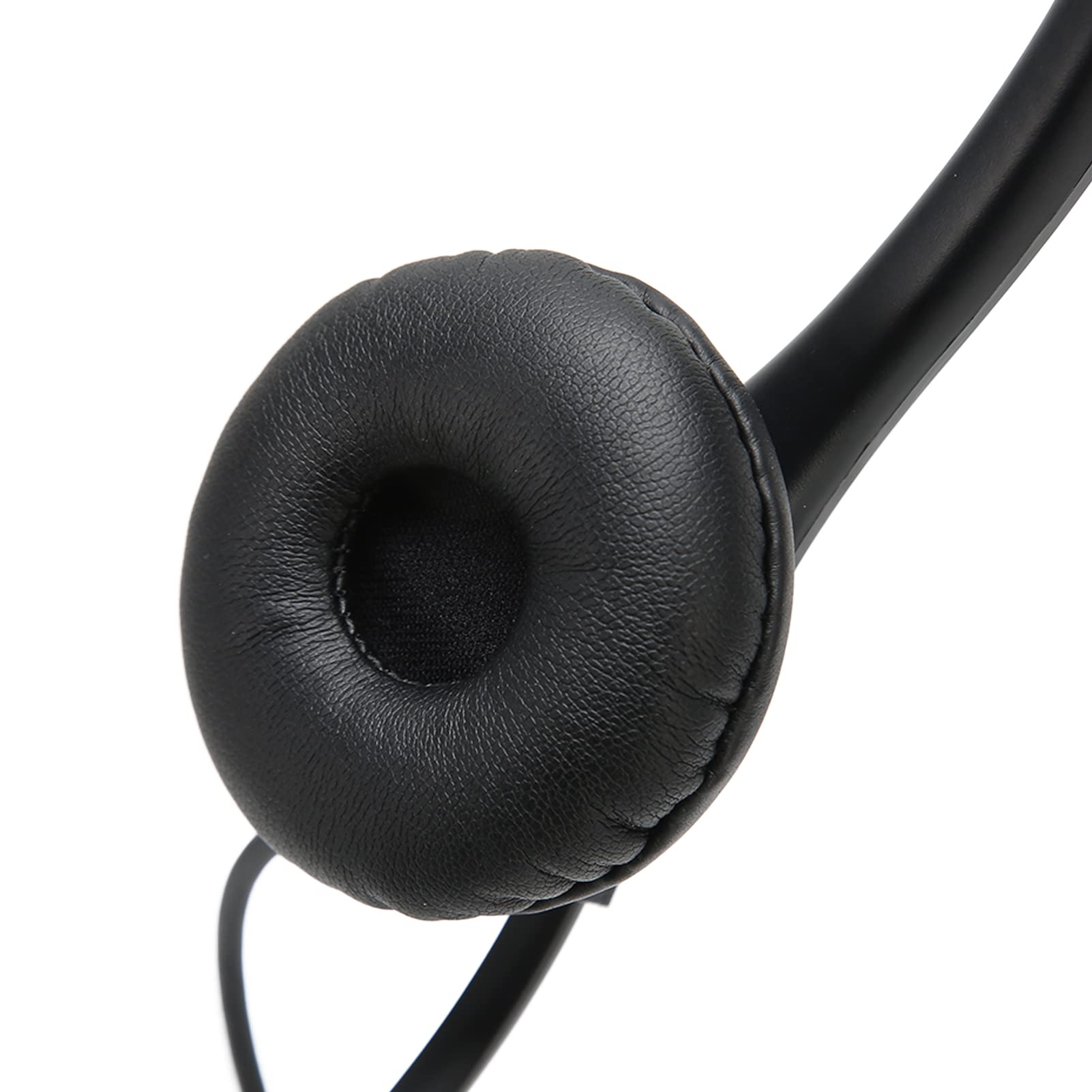 Noise Cancelling USB Wired Headset with Microphone - Binaural Business Headphones for Call Center, Customer Service & Office Use (Comfortable & Clear Calls)