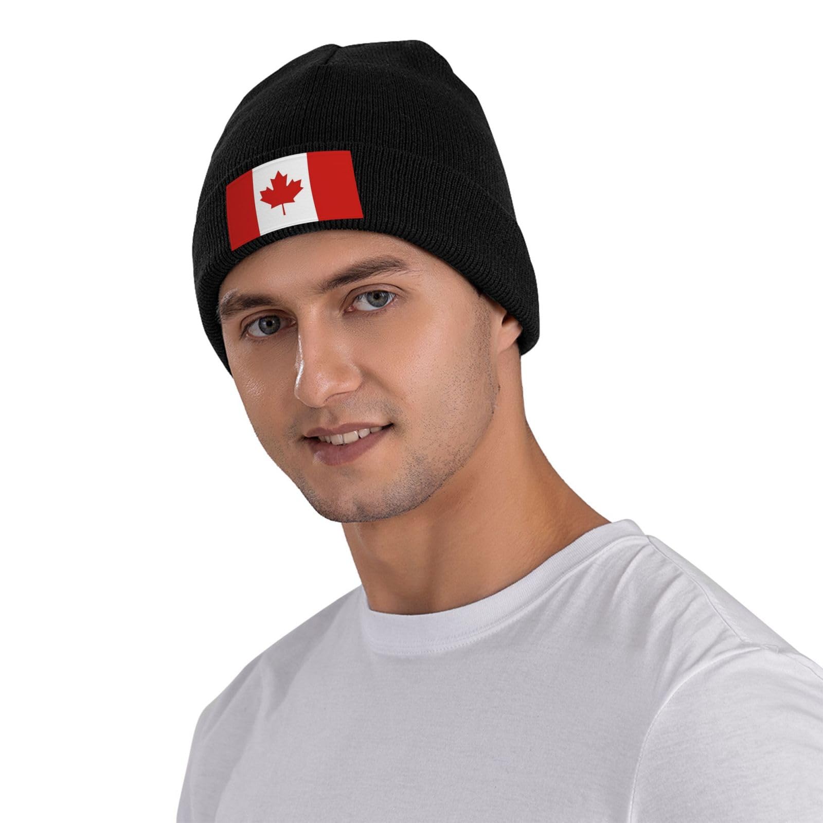 ASYG Patriotic Knit Beanie Hat for Men & Women - Warm Winter Skull Cap with Cute Flag Design - Perfect for Outdoor Activities, Sports & Casual Wear