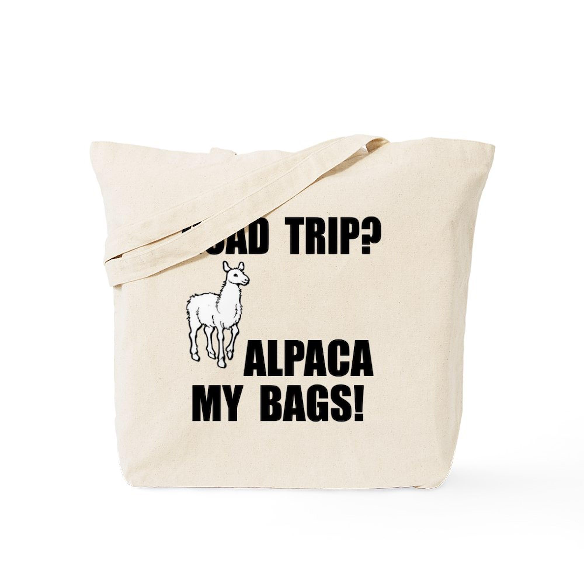 Alpaca My Bags! Natural Canvas Tote Bag - Eco-Friendly Reusable Shopping Bag for Groceries, Beach & Travel | CafePress
