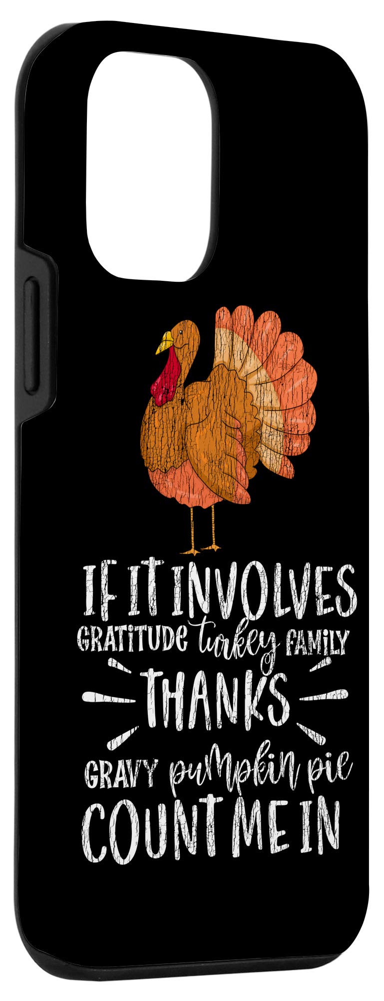 iPhone 12 Mini Funny Pie & Turkey Thanksgiving Phone Case - Matching Family Outfit for Holiday Gatherings & Festive Celebrations