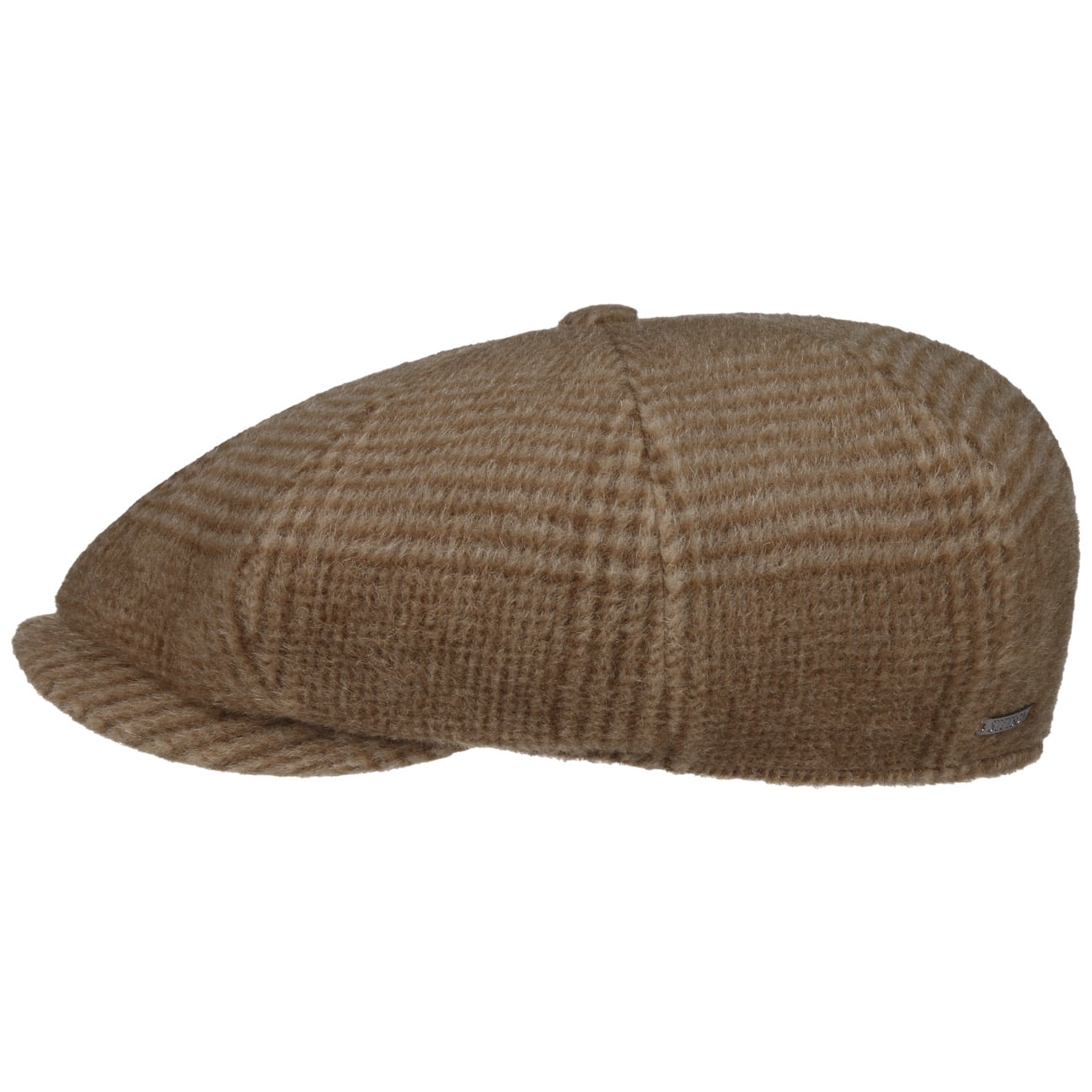 Stetson Poundhill Wool Mix 8-Panel Flat Cap - Classic Wool Blend Newsboy Hat for Men | Perfect for Outdoor Activities, Casual Wear & Vintage Fashion