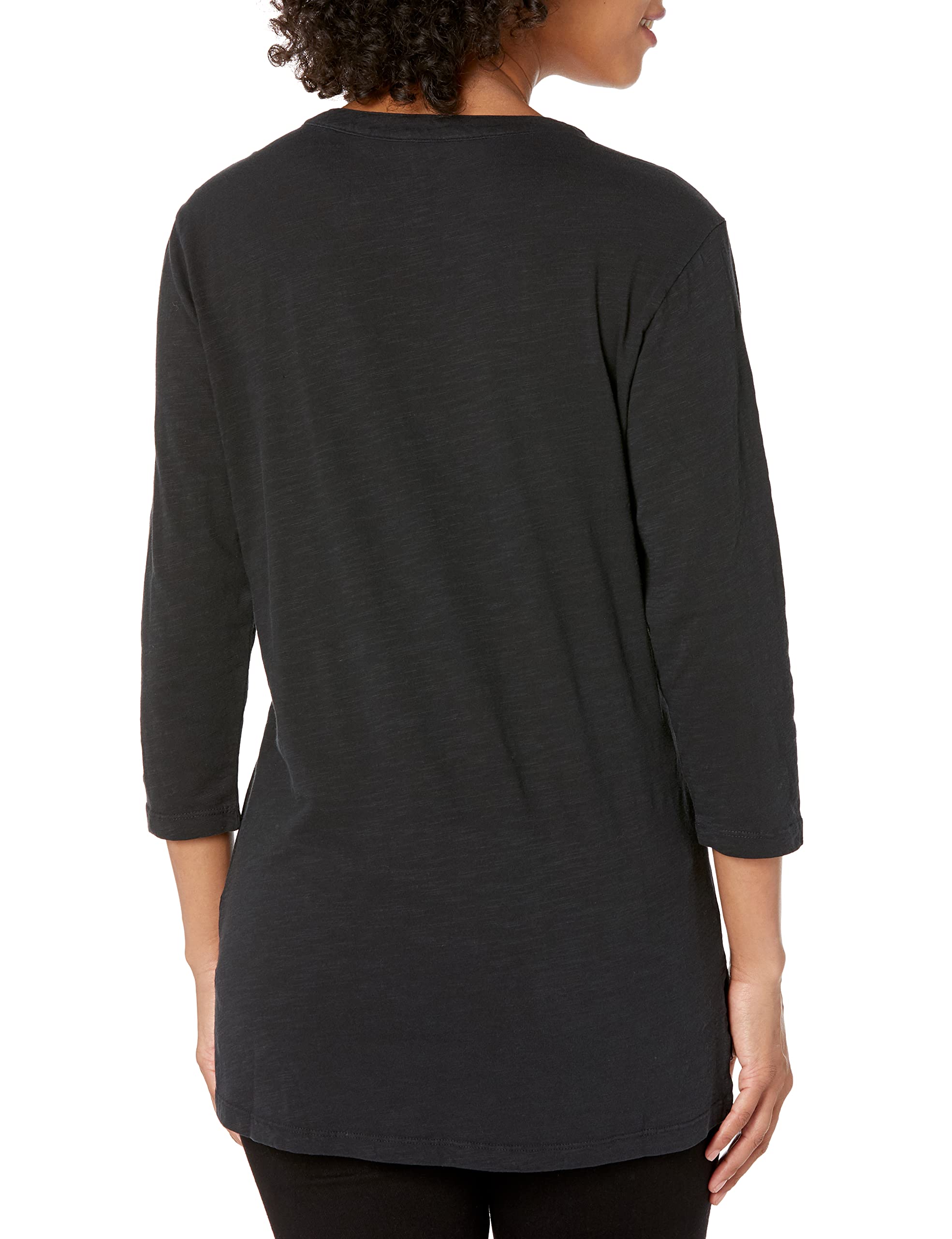 Charles River Apparel Women's Freetown Henley Long Sleeve Shirt - Soft Cotton Blend Top for Casual Wear, Work & Outdoor Activities