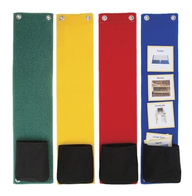 Colorful Fabric Wall Organizer with Pockets - Perfect for Home Office, Classroom & Kids Room Organization (Multiple Colors Available)