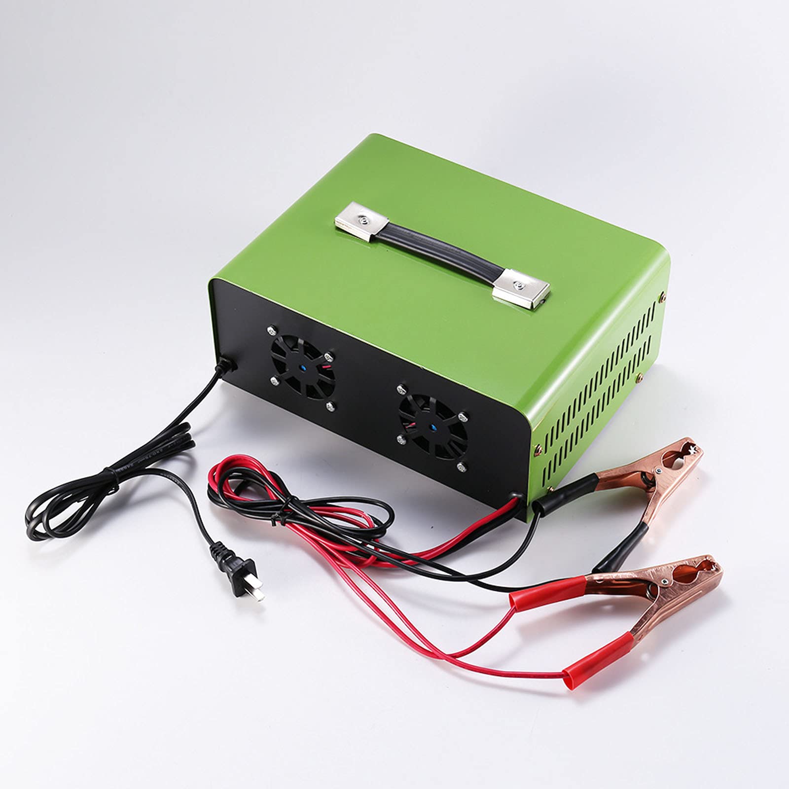 12V 24V Intelligent Automatic Car Battery Charger & Maintainer - Fast Charging & Repair for Lead Acid Batteries (AGM, Gel, Wet) - Perfect for Cars, Trucks, Motorcycles, RVs & Marine Batteries