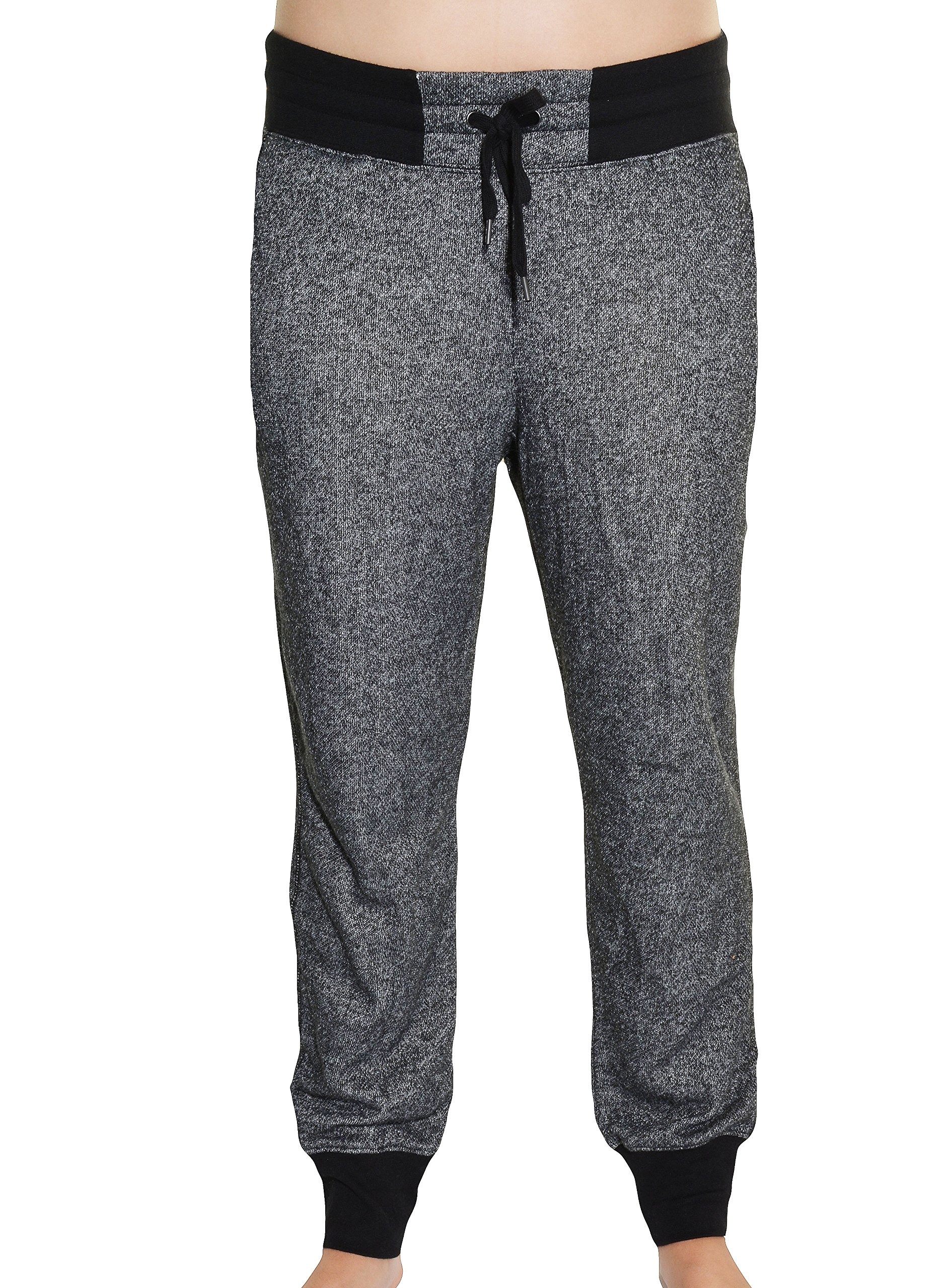 DKNY Jeans Women's Cuffed Lounge Pants - Soft Cotton Relaxed Fit Pajama Bottoms for Home, Travel & Lounging