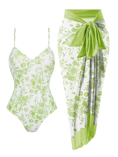 A Light Green Floral