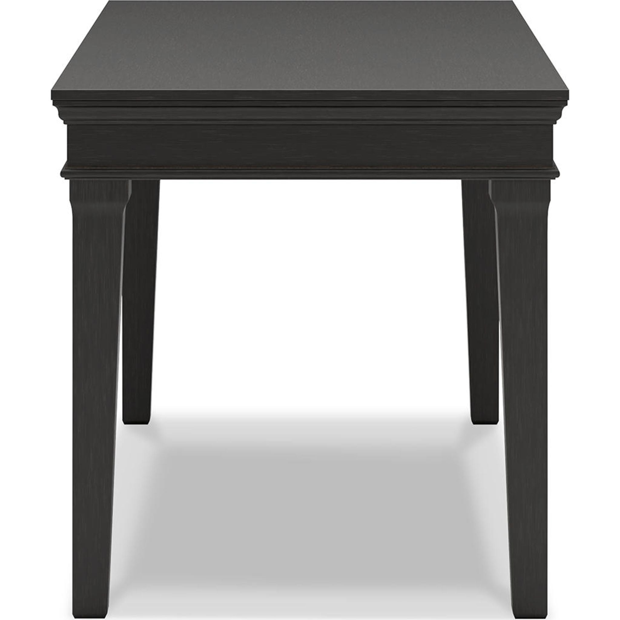 Beckincreek Black Office Desk - Modern Writing Desk for Home & Office Workspace, Study, and Small Spaces