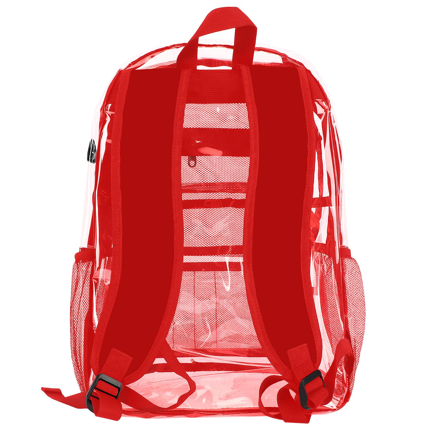 Emissary Clear Backpack - Heavy Duty Transparent Bookbag for School & Stadium Approved | See-Through Plastic Backpack for Concerts, Events & Security Checks | Durable Clear Backpack for Students, Work & Travel