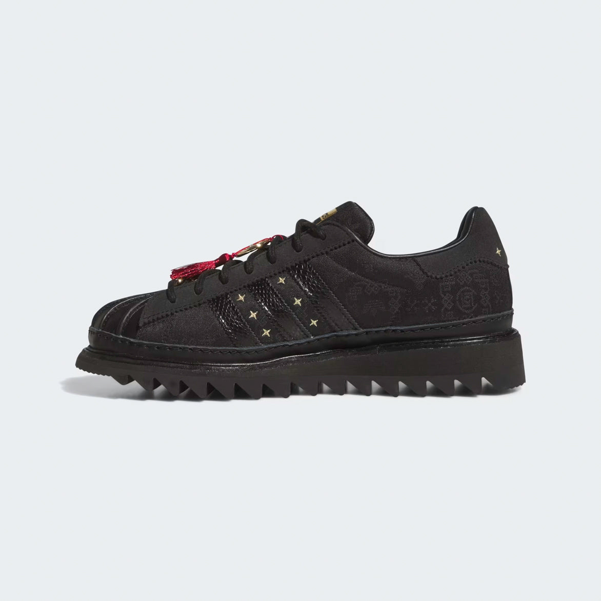 CLOT X ADIDAS SUPERSTAR Lunar New Year Limited Edition Sneakers - Men's Streetwear Fashion Shoes for Casual Wear & Sneaker Collection