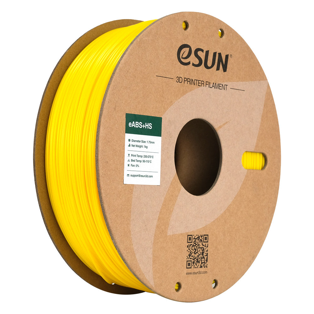 Premium eSUN ABS+HS 3D Printer Filament - 1.75mm, 1kg Spool (Multiple Colors) for High-Quality 3D Printing Projects, DIY Creations & Prototyping