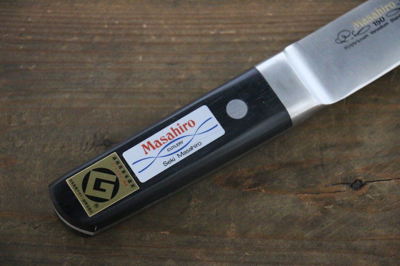 Masahiro Molybdenum Honesuki Boning Knife 150mm - Professional Japanese Kitchen Knife for Poultry & Meat Deboning, Perfect for Chefs & Home Cooks